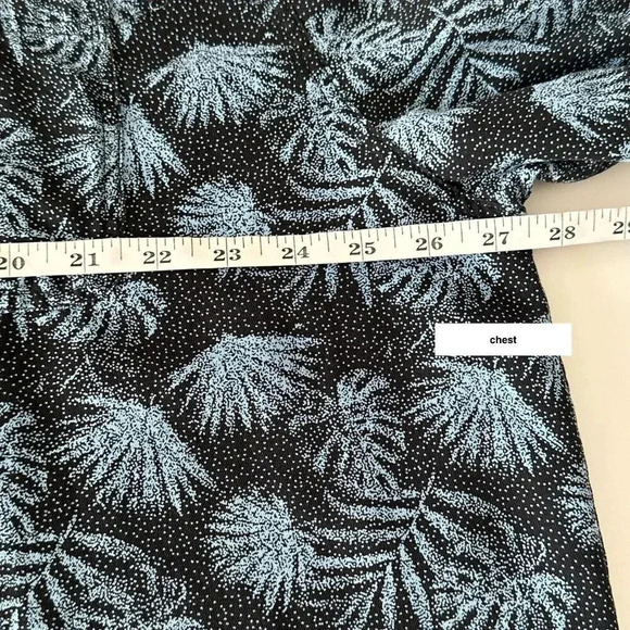 Nat Nast Hawaiian Shirt Mens 2XL Black Palm Tree Tropical Breezy Short Sleeve - Picture 8 of 12
